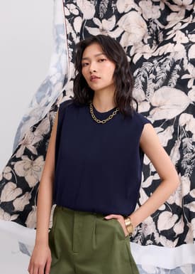 Gracie Knit Round Neck Tank Top