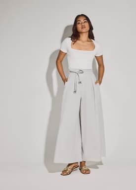 BraFree by LB Jada Square Neck Fitted Tee