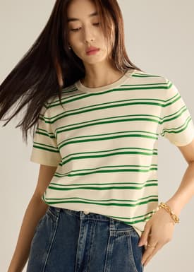 Alex Striped Knit Tee