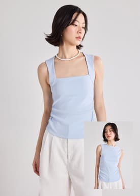 Lucy BraFree by LB Multi-Way Ribbed Jersey Tank
