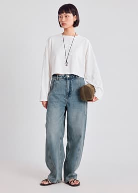 Jersey Relaxed Crop Tee