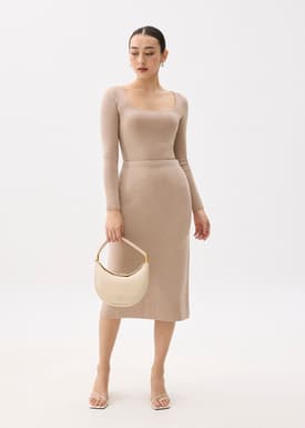 Mikaela Knit Square Neck Top