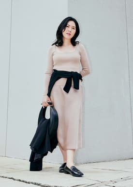 Mikaela Knit Square Neck Top