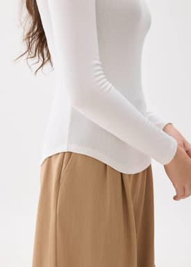 Minh Mock Neck Long Sleeve Top