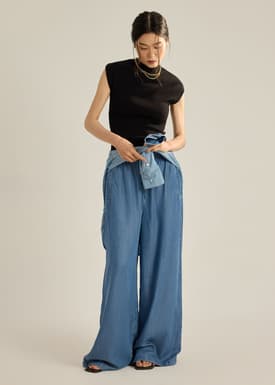 Huan Knit Mock Neck Top