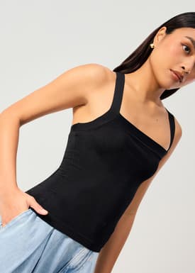 Tola Knit Cross Back Tank Top
