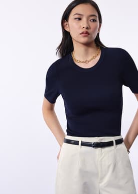 Charlie Knit Round Neck Top
