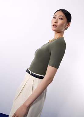 Charlie Knit Round Neck Top