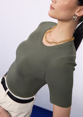Charlie Knit Round Neck Top