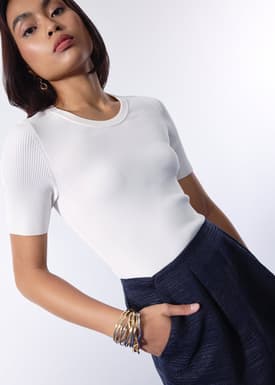 Charlie Knit Round Neck Top