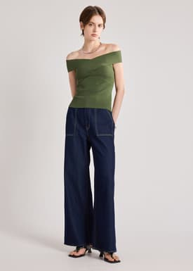 Aditi Multi-way Cross Over Knit Top