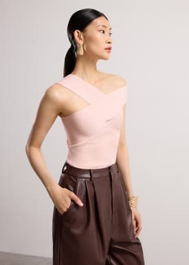 Aditi Multi-way Cross Over Knit Top