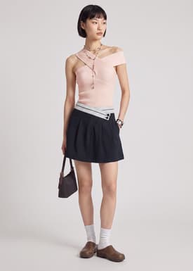 Aditi Multi-way Cross Over Knit Top