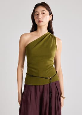 Textured Knit Toga Top