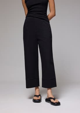 Brooklyn Cotton Wide Leg Culottes