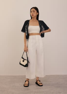 Brooklyn Cotton Wide Leg Culottes