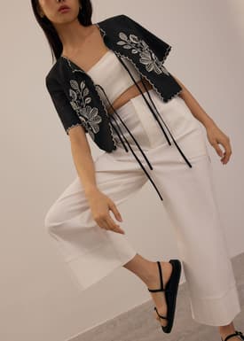 Brooklyn Cotton Wide Leg Culottes