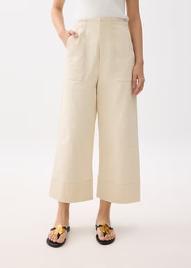 Brooklyn Cotton Wide Leg Culottes
