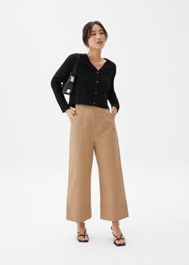 Brooklyn Cotton Wide Leg Culottes