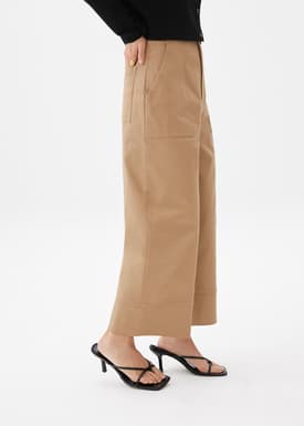 Brooklyn Cotton Wide Leg Culottes