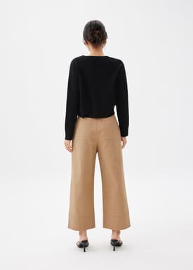 Brooklyn Cotton Wide Leg Culottes