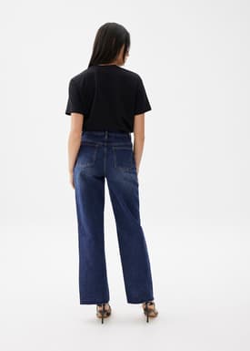 Elliot Denim Straight Leg Jeans