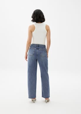 Elliot Denim Straight Leg Jeans