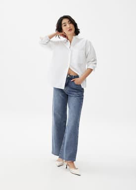 Elliot Denim Straight Leg Jeans