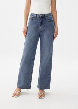 Elliot Denim Straight Leg Jeans