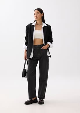 Elliot Denim Straight Leg Jeans