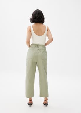 Sloane Elastic Paperbag Jeans