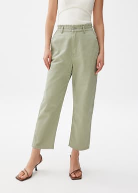 Sloane Elastic Paperbag Jeans