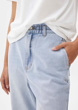 Sloane Elastic Paperbag Jeans