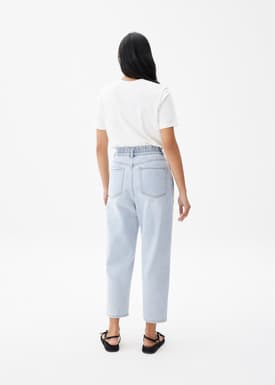 Sloane Elastic Paperbag Jeans
