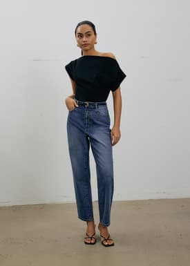 Suki Denim Slim Illusion Straight Leg Jeans
