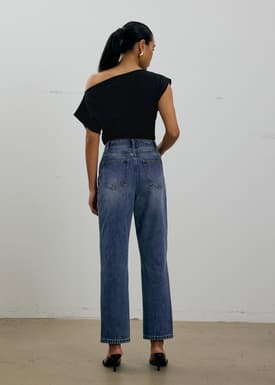 Suki Denim Slim Illusion Straight Leg Jeans