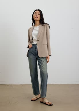 Suki Denim Slim Illusion Straight Leg Jeans