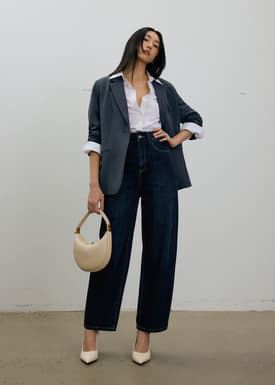Mai Denim Barrel Jeans