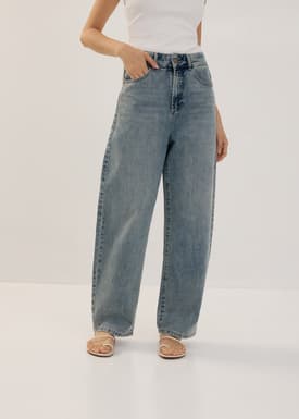 Mai Denim Barrel Jeans