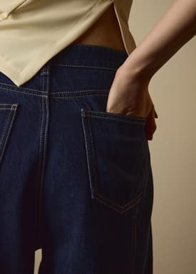 Parker Panelled Straight Leg Jeans