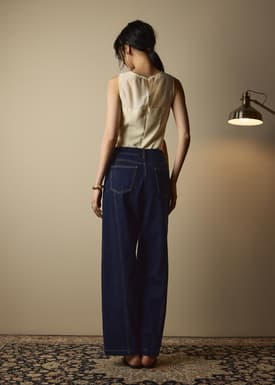 Parker Panelled Straight Leg Jeans