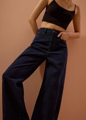 Parker Panelled Straight Leg Jeans