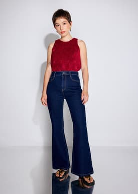 PETITE Leggy™ Addison Comfort Stretch Kick Flare Jeans