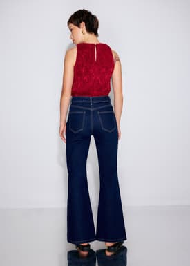PETITE Leggy™ Addison Comfort Stretch Kick Flare Jeans