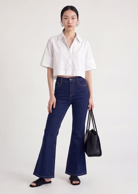 PETITE Addison Leggy™ Kick Flare Jeans