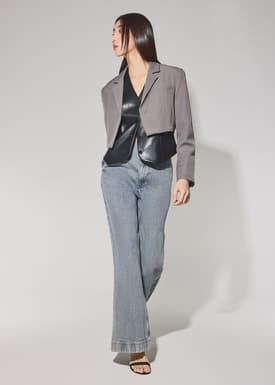 Leggy™ Tricia Denim High Waist Kick Flare Jeans