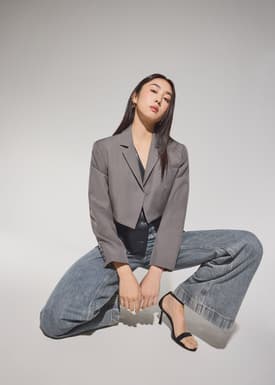 Leggy™ Tricia Denim High Waist Kick Flare Jeans