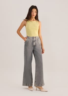 Leggy™ Tricia Denim High Waist Kick Flare Jeans