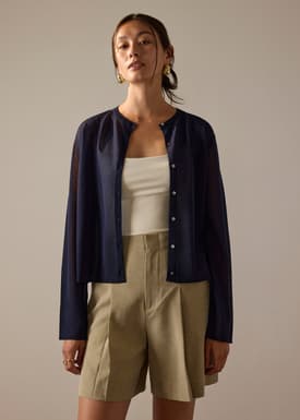 Rocio Sheer Knit Cardigan