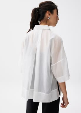Oversized Boxy Button Down Shirt